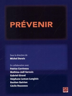 cover image of Prévenir